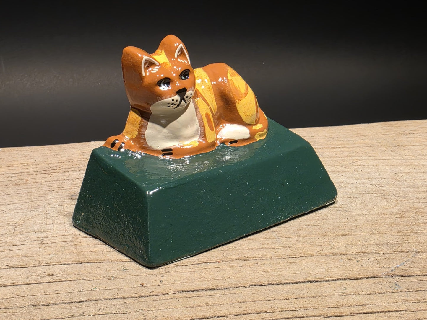 Antique Vintage Style Cast Iron Cat Door Stop Wedge
