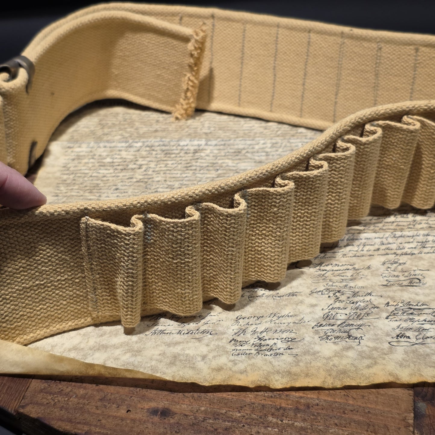 U.S. Canvas Cartridge Belt – Indian Wars Spanish-American War Style