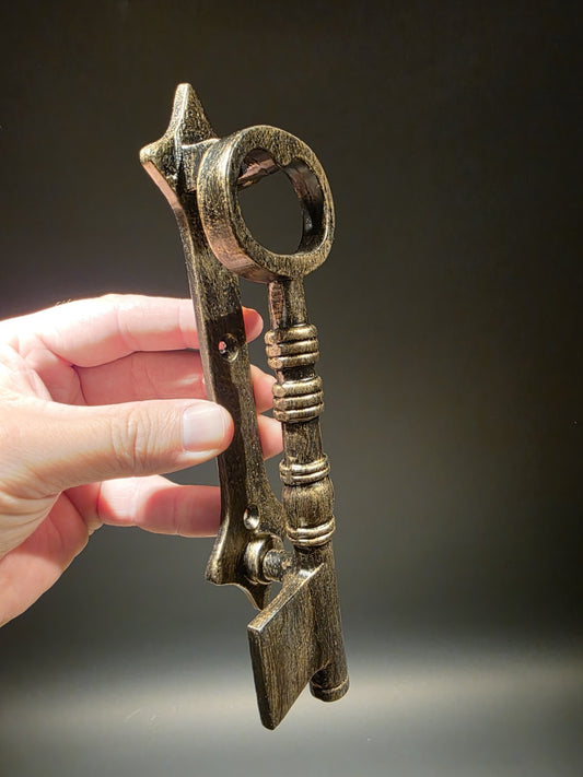 Antique Brass Vintage Style Cast Iron Key Door Knocker