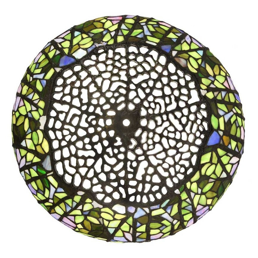 29.5" Wisteria Leaded Glass Stained Glass Table Lamp