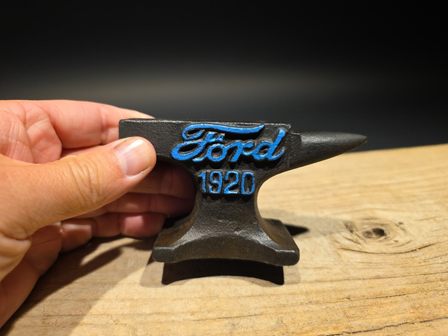 Vintage Antique Style Cast Iron Ford Miniature Anvil