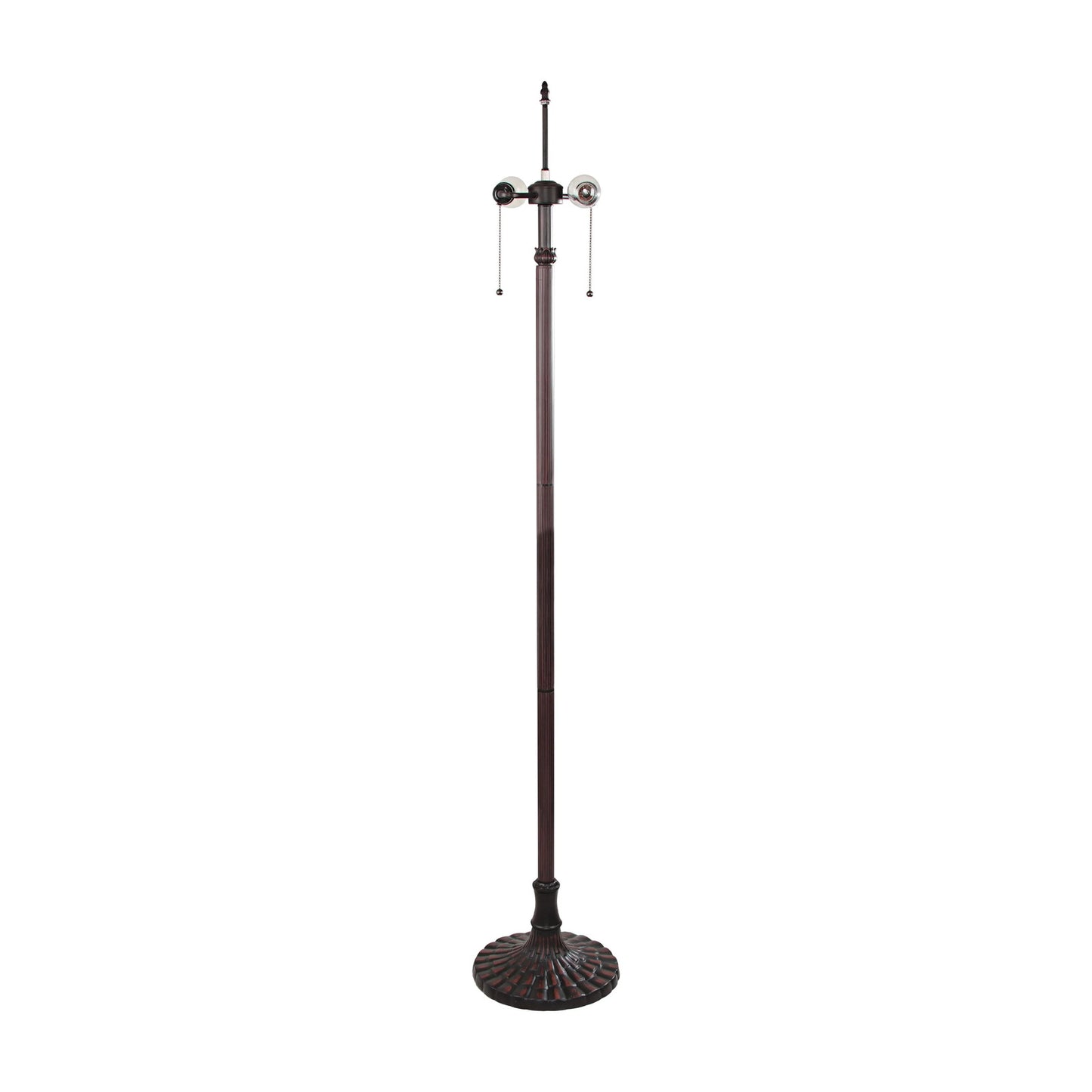 65.1" Antique Vintage Style Stained Glass Floor Lamp