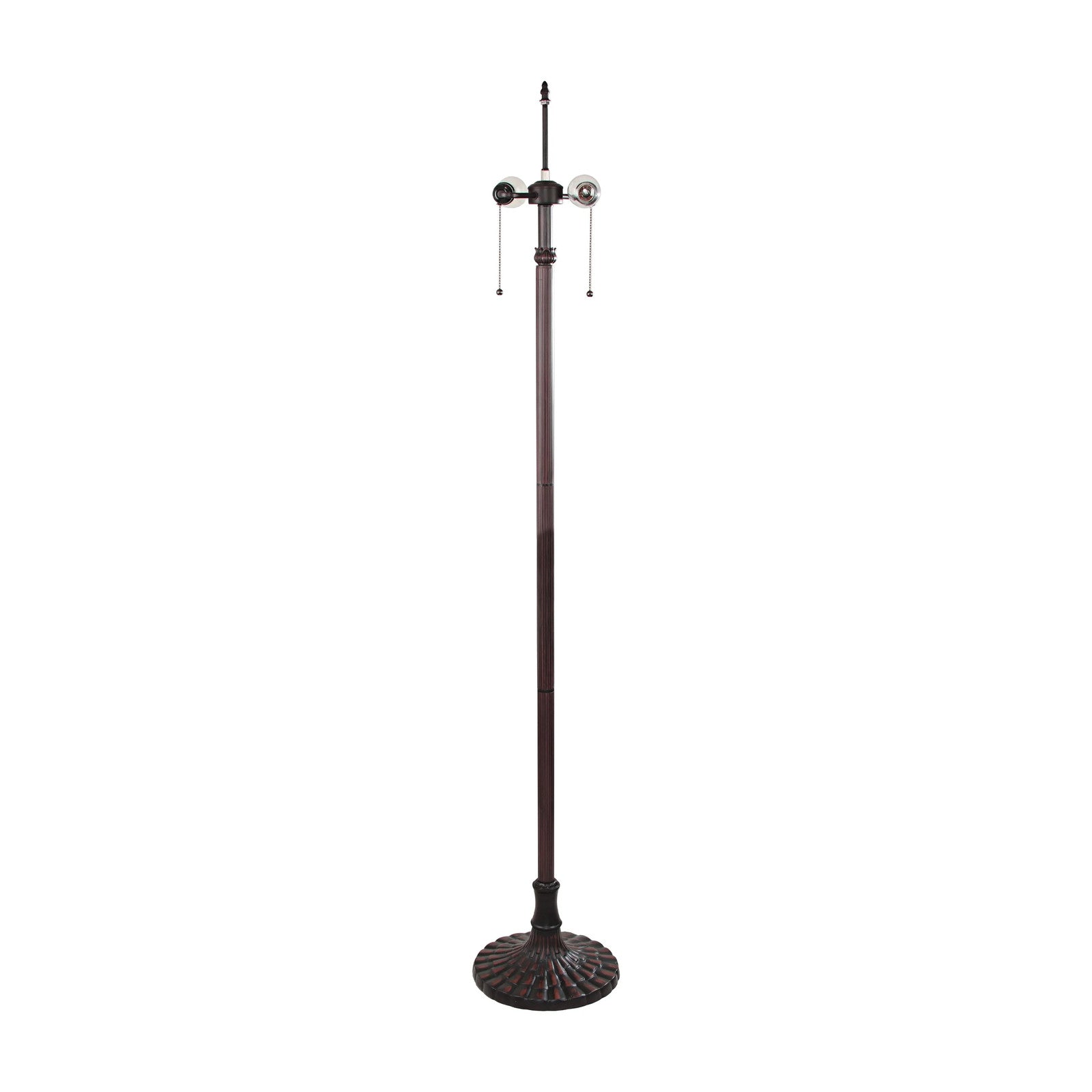 65.1" Antique Vintage Style Stained Glass Floor Lamp