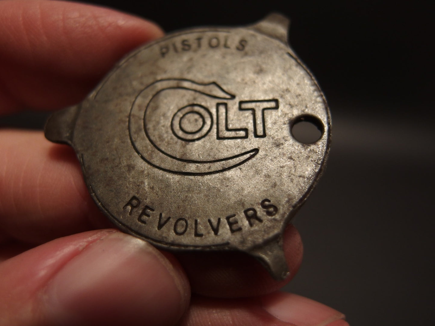 Antique Vintage Style Colt Firearms Screw Driver Key chain