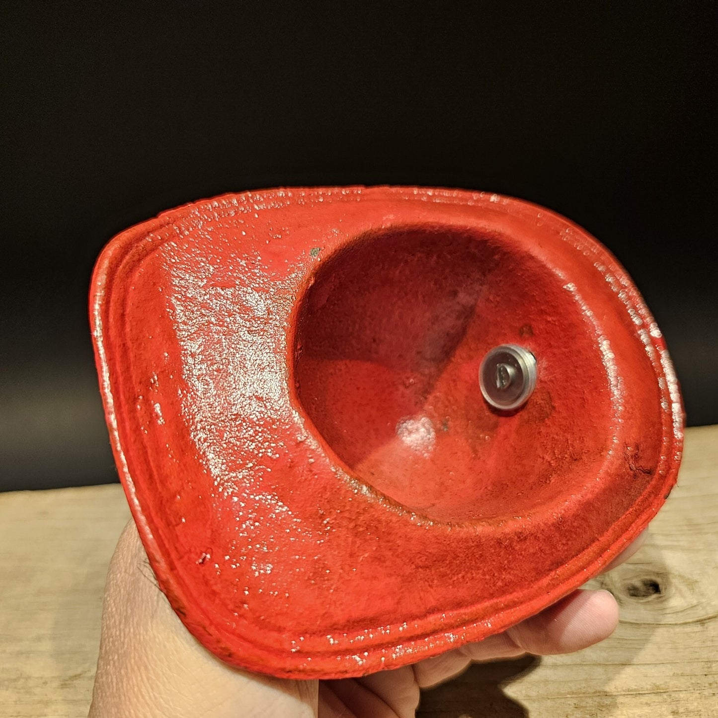 Antique Style Miniature Cast Iron Texaco Fireman Helmet