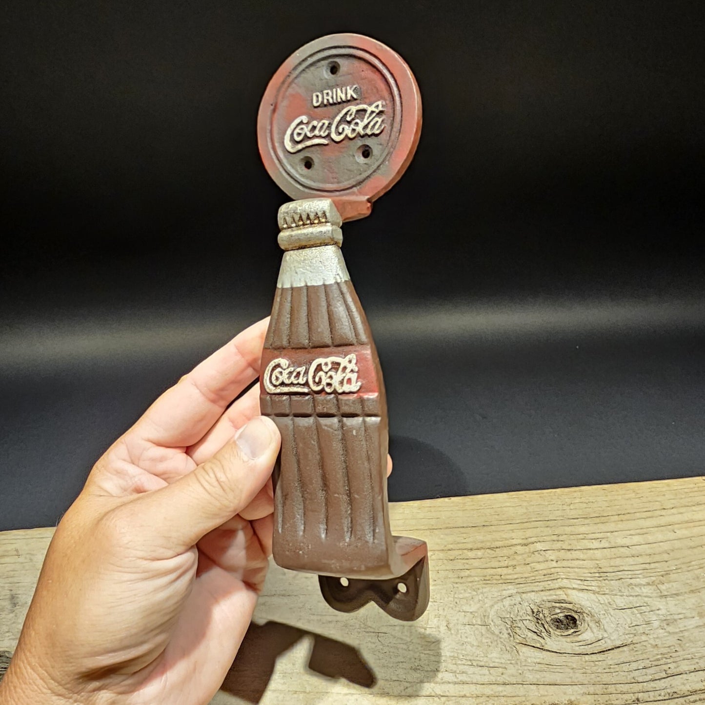 Antique Cast Iron Coca Cola Door Gate Handle