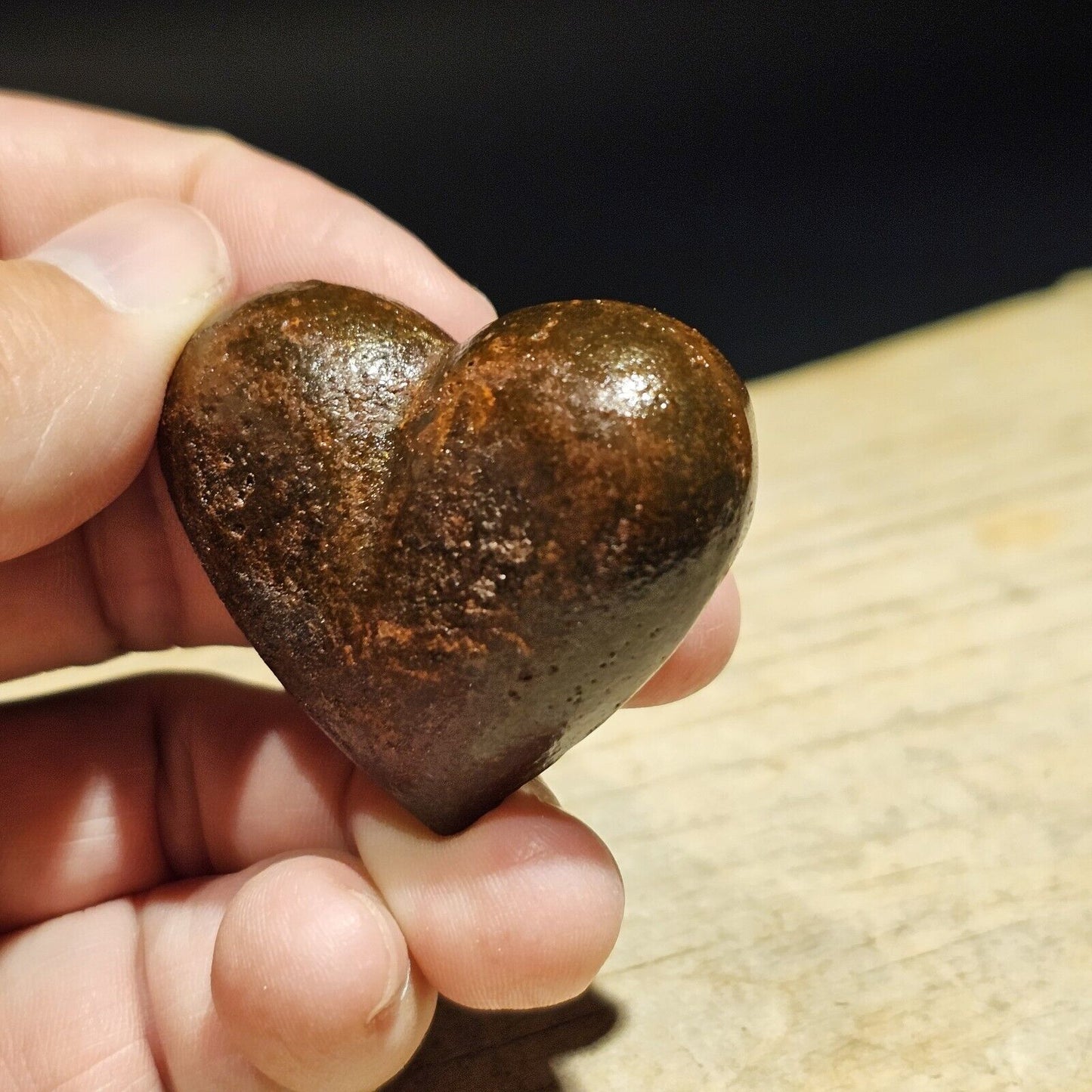 Vintage Style Iron Heart Paperweight