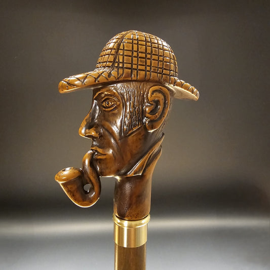 36" Antique Style Pipe Man Walking Stick Cane