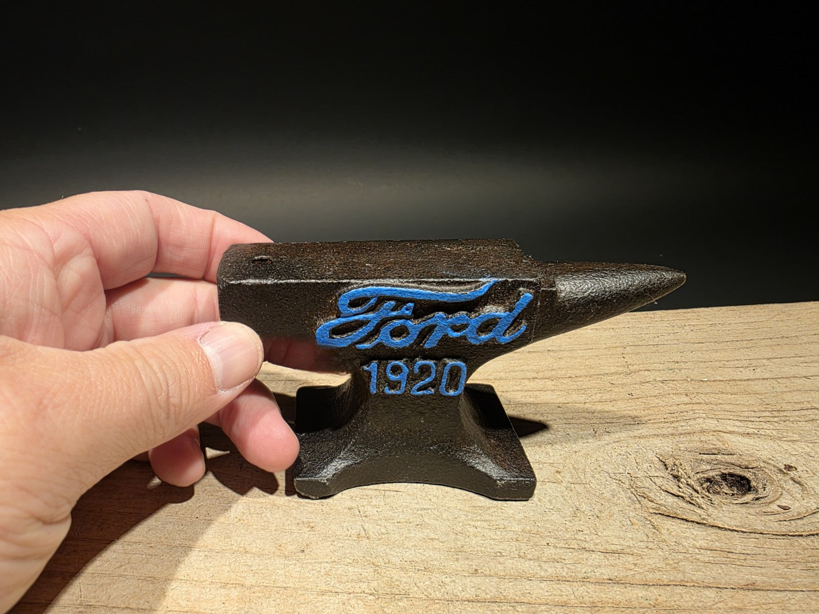 Vintage Antique Style Cast Iron Ford Miniature Anvil