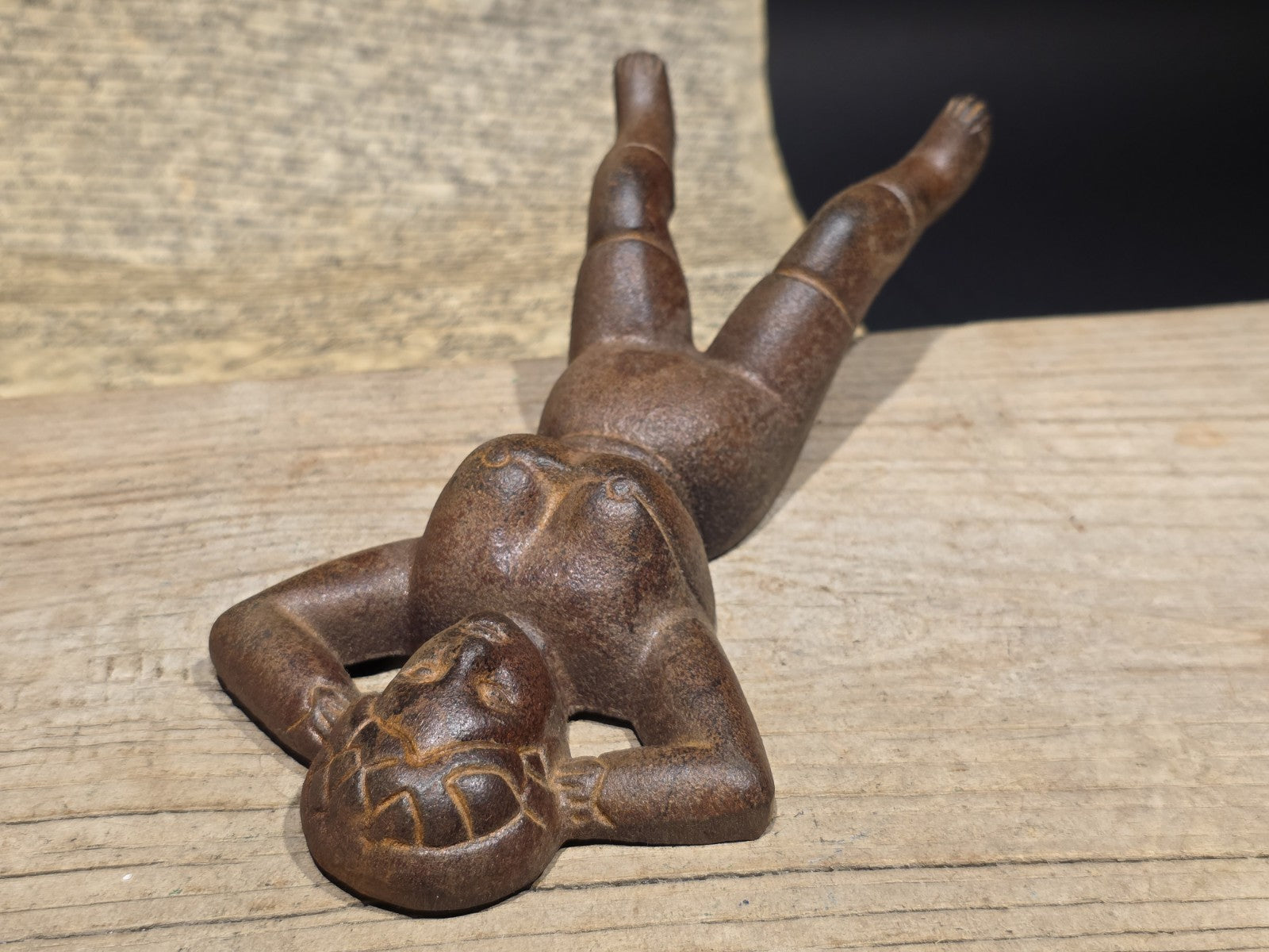 8.5" Antique Style Cast Iron Figural Boot Jack – Vintage Style Lady Boot Remover