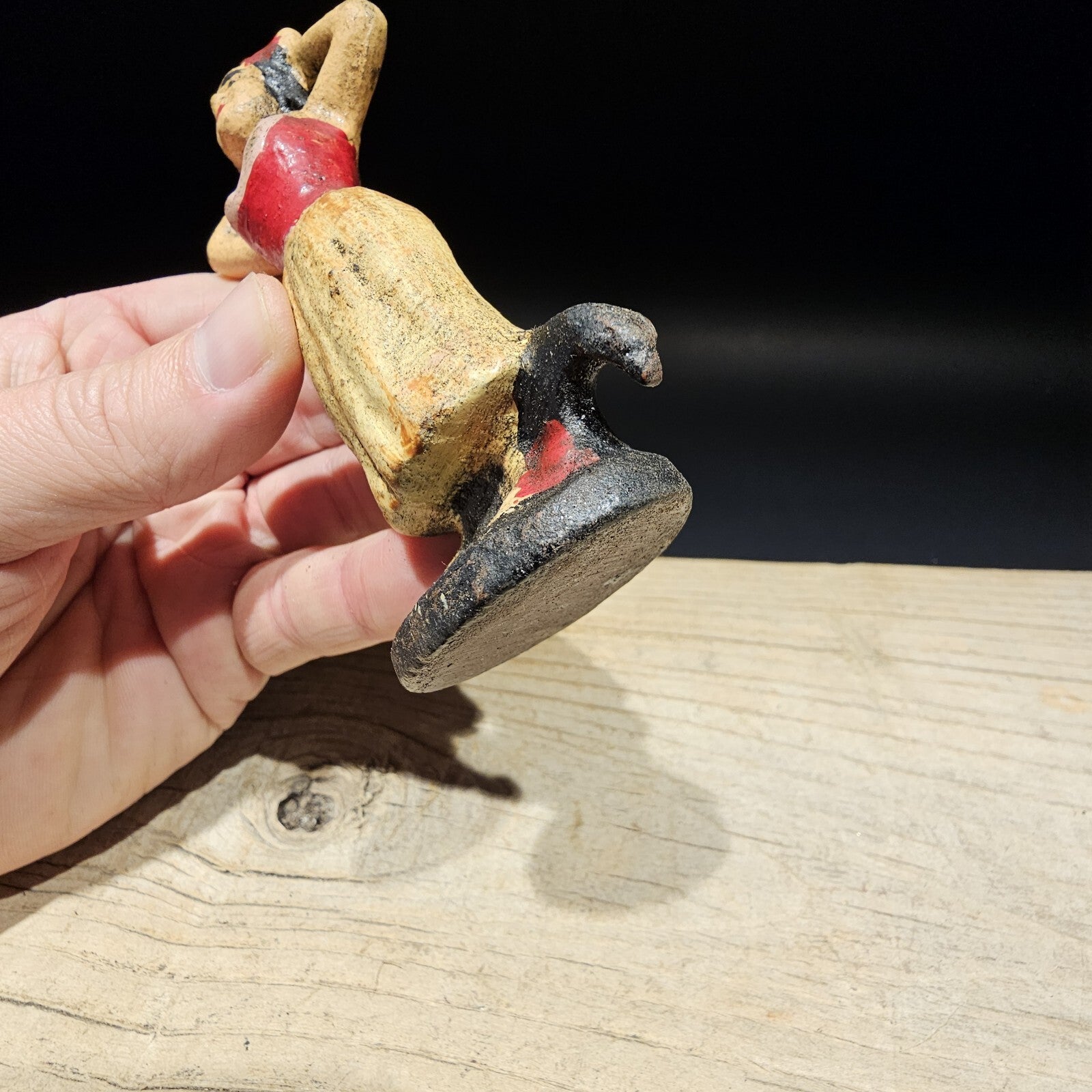 Antique Vintage Style Cast Iron Hula Dancer Bottle Opener