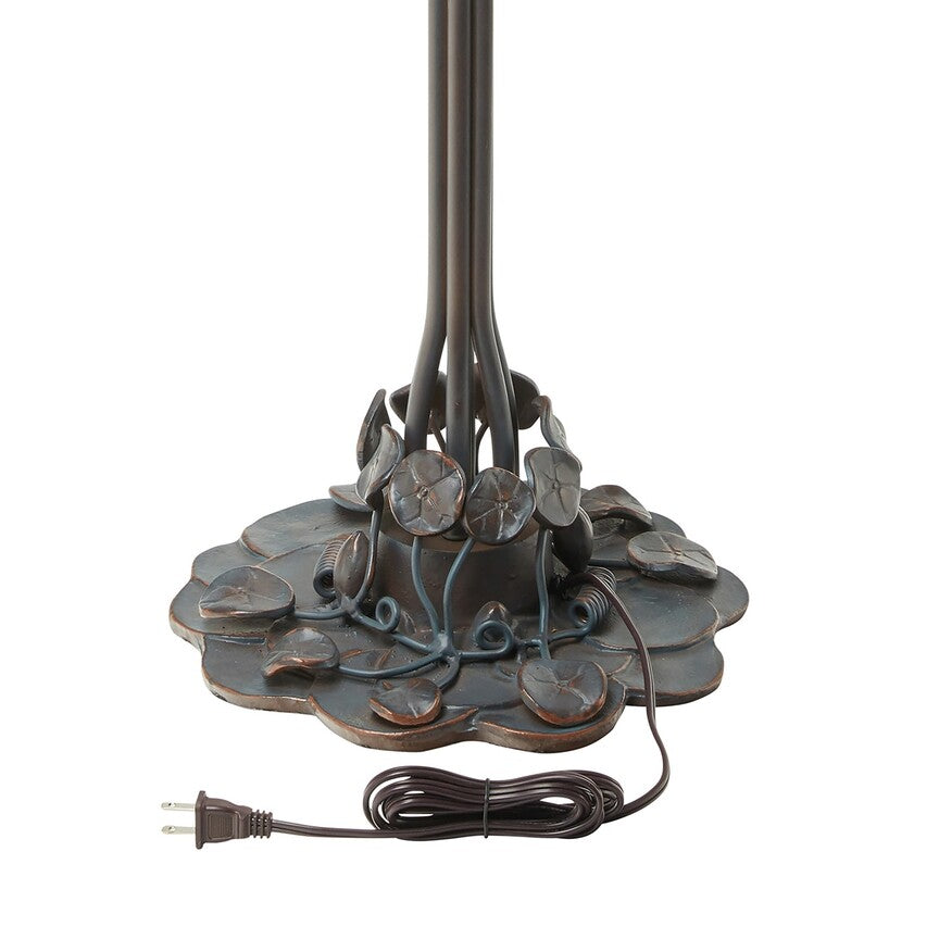 31.75"H Laburnum Antique Style Stained Glass Table Lamp