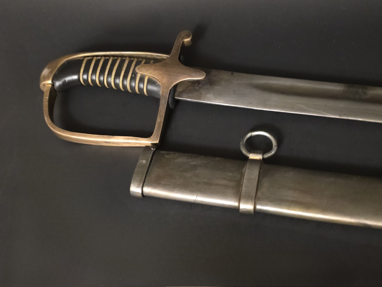 1821 Pattern Cavalry Saber Sword w/ Scabbard – British Officer Style