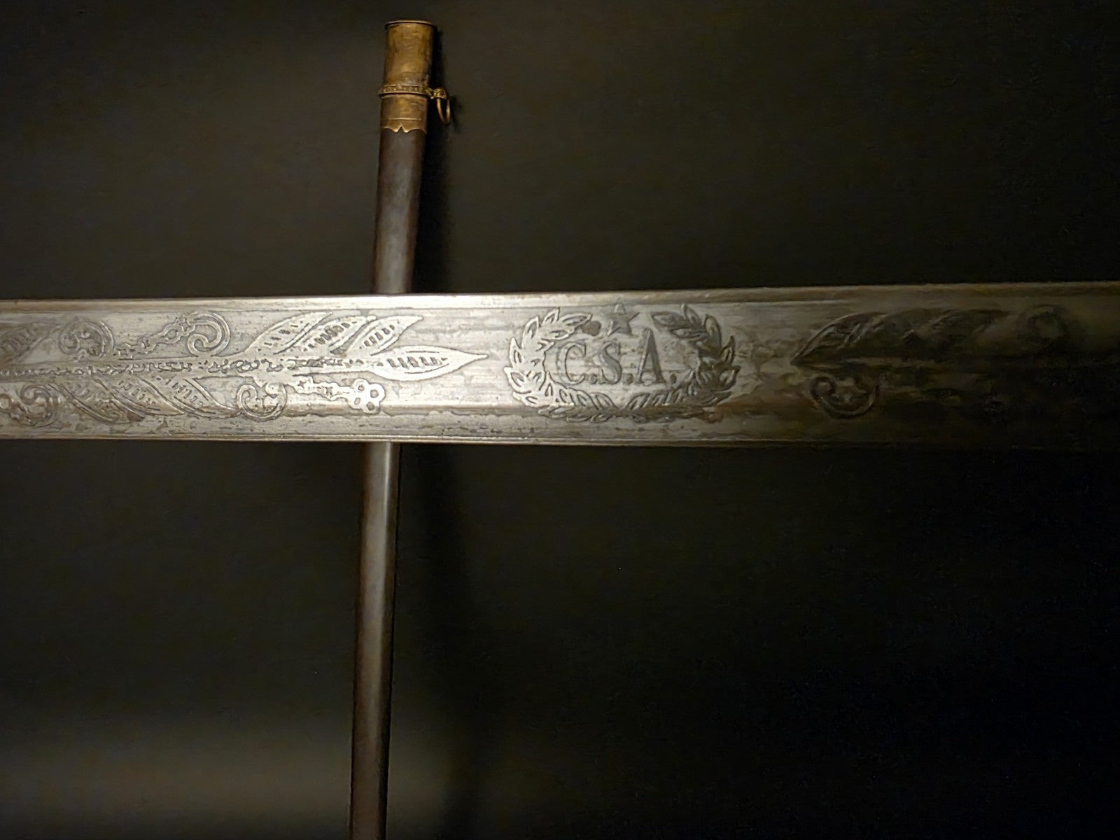Antique Style Fayetteville Armory Civil War Officers Confederate CS Sword 