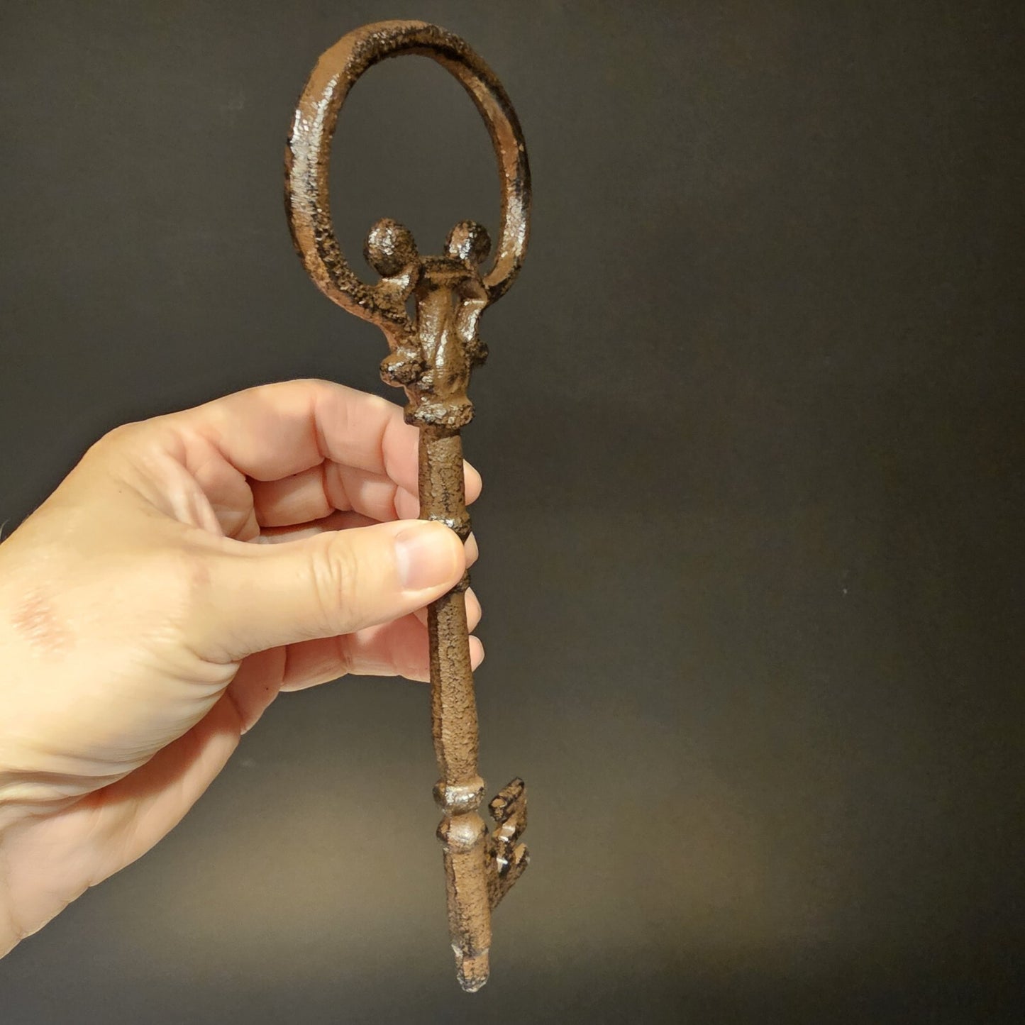 Antique Vintage Style Cast Iron Large Ornate Skeleton Key 