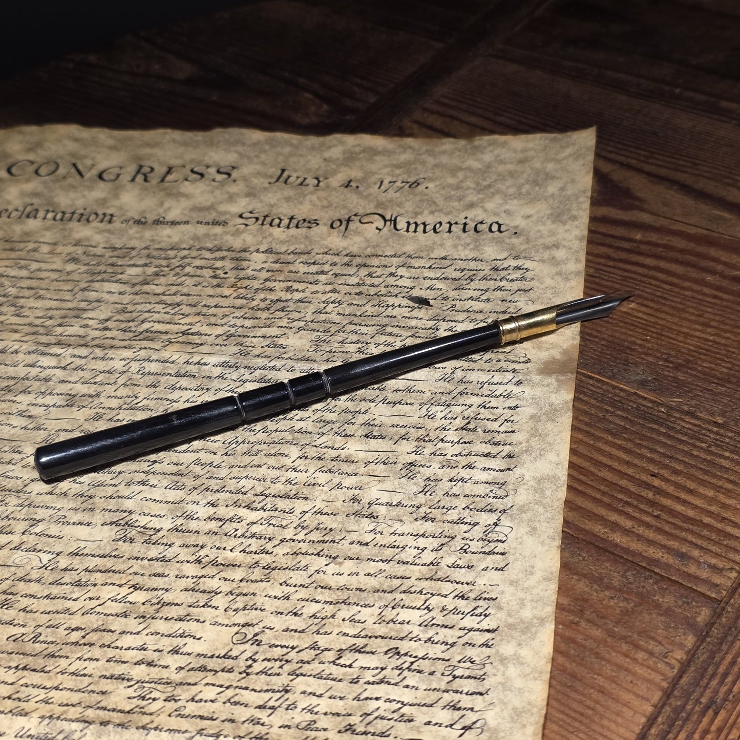 Black Bovine Horn Dip Pen – Antique Style Calligraphy Writing Pen