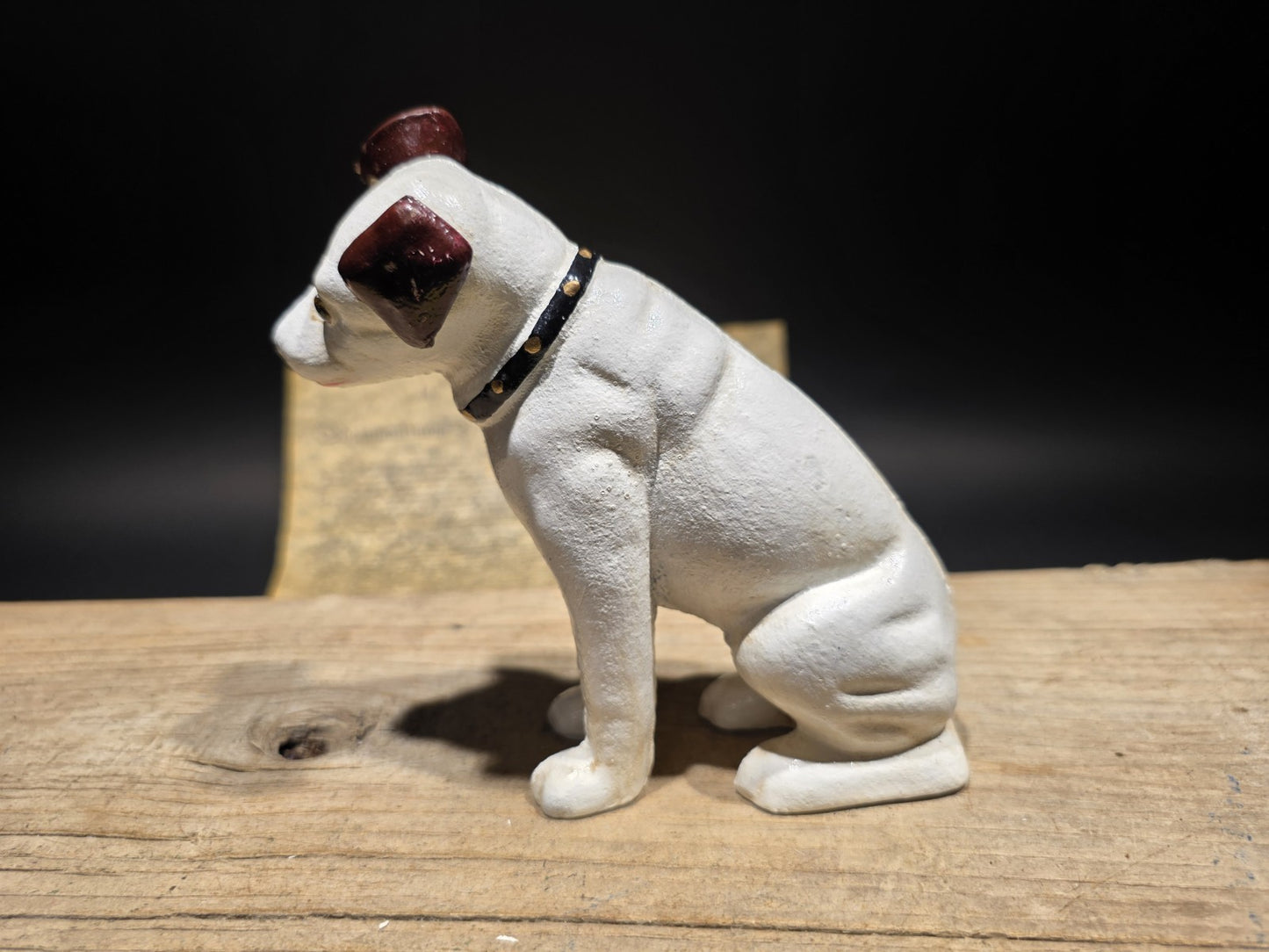 6" Vintage Style Nipper Dog Cast Iron Coin Bank