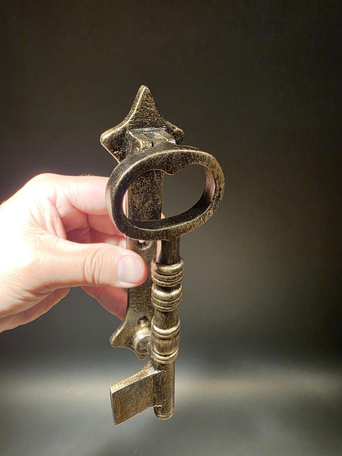 Antique Brass Vintage Style Cast Iron Key Door Knocker
