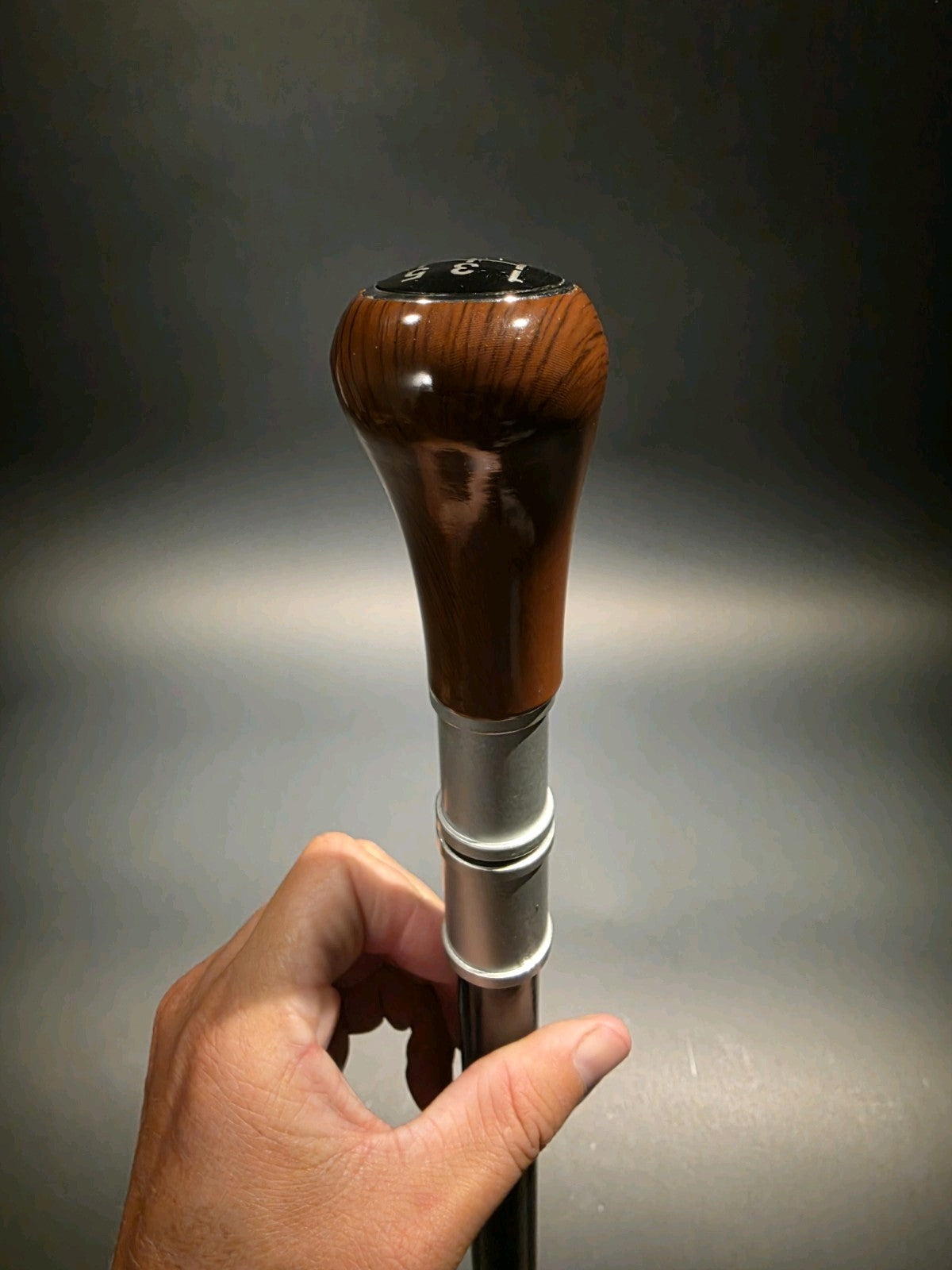 Vintage Antique Style Shifter Knob Handle Metal Walking Stick Cane 