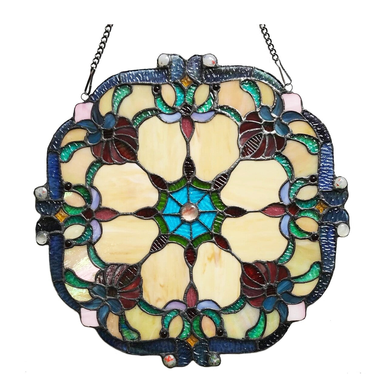 18" Stained Glass Window Hanging Panel Suncatcher
