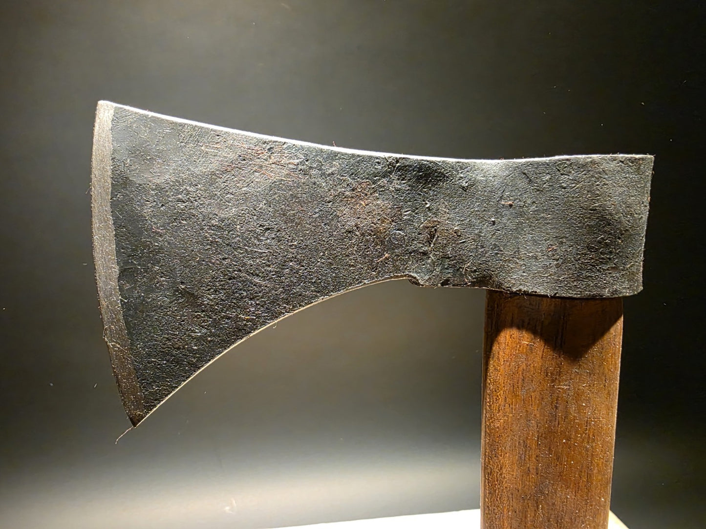 Vintage-Style Camp Axe with Wood Handle