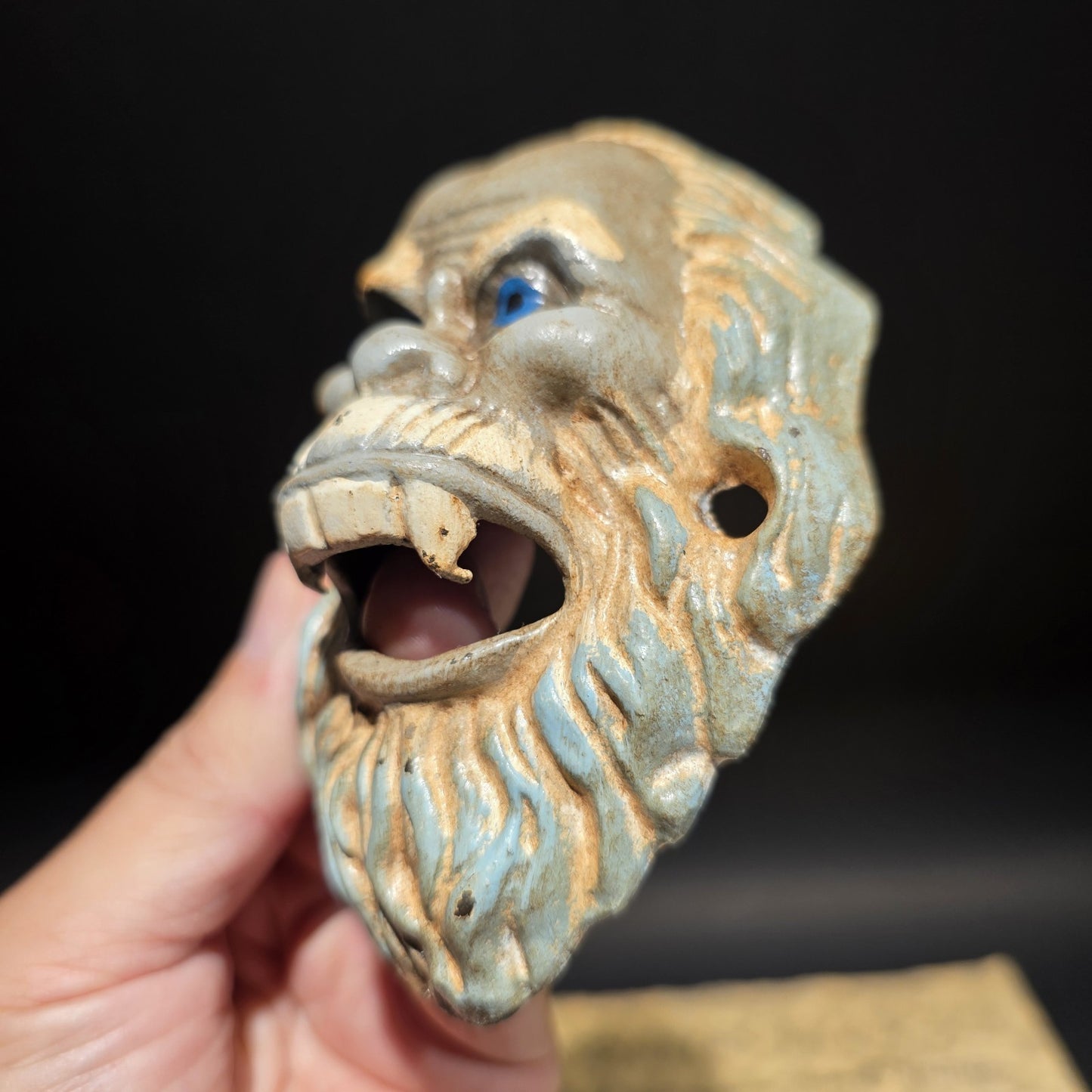 Antique Vintage Style Cast Iron Yeti Sasquatch Wall mount Bottle Opener