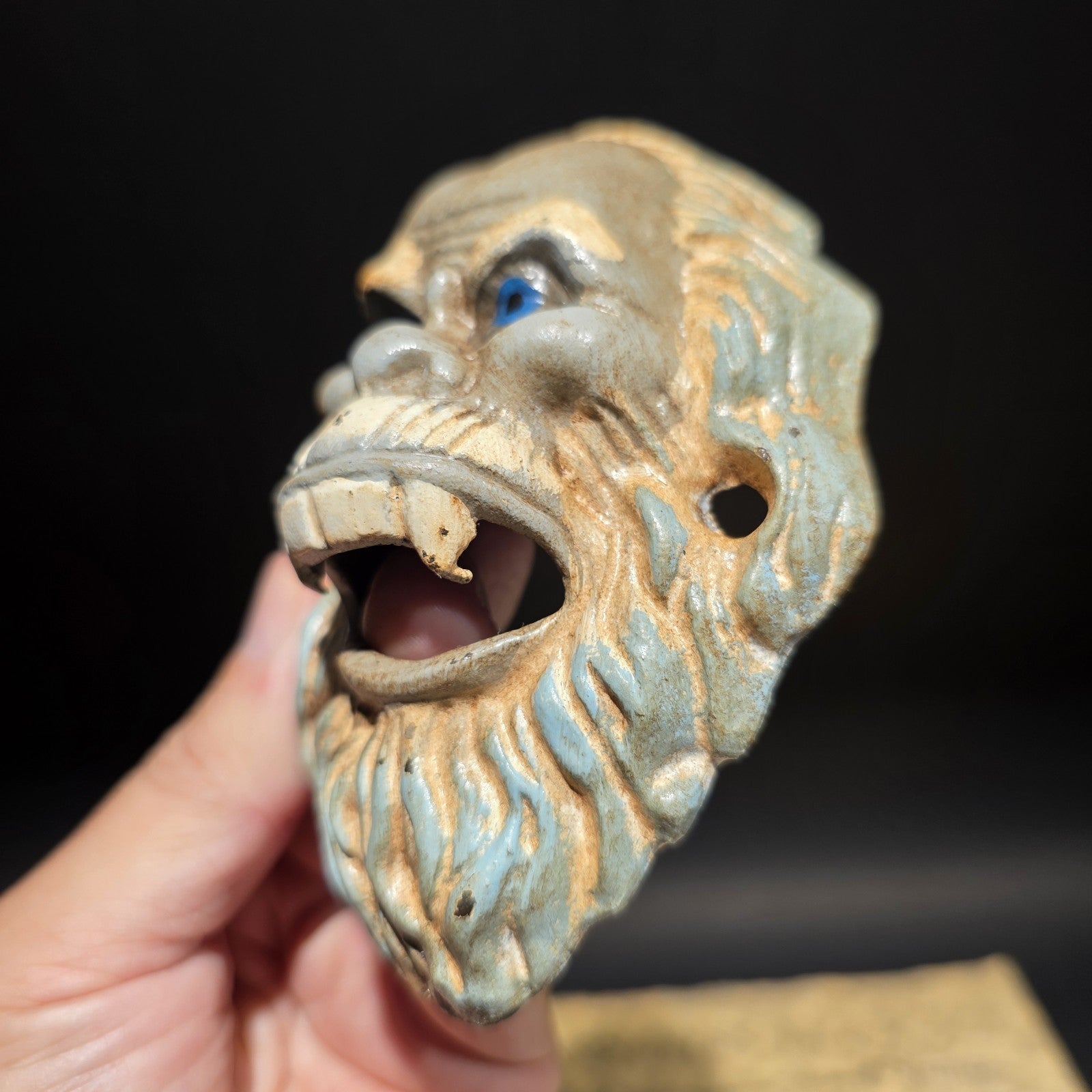 Antique Vintage Style Cast Iron Yeti Sasquatch Wall mount Bottle Opener