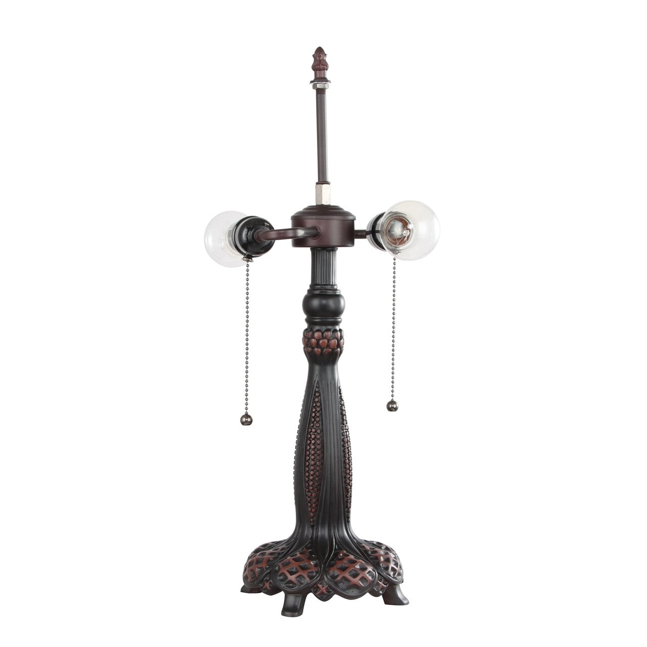 21" Antique Vintage Style Stained Glass Dragonfly Table Lamp