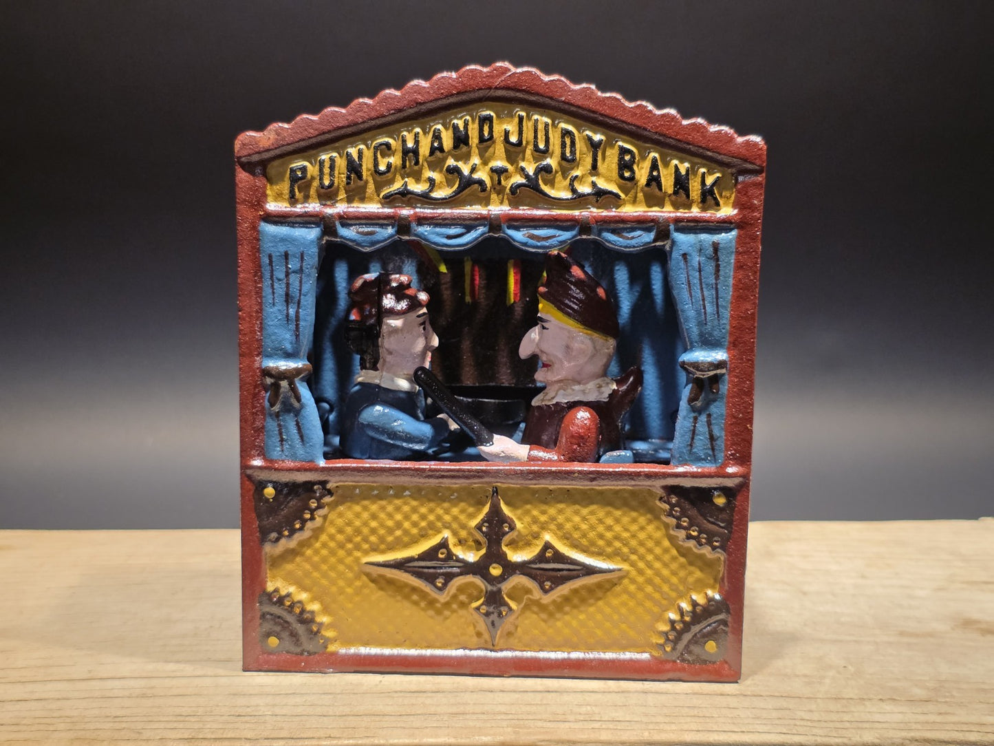 Antique Style Cast Iron Mechanical Coin Bank