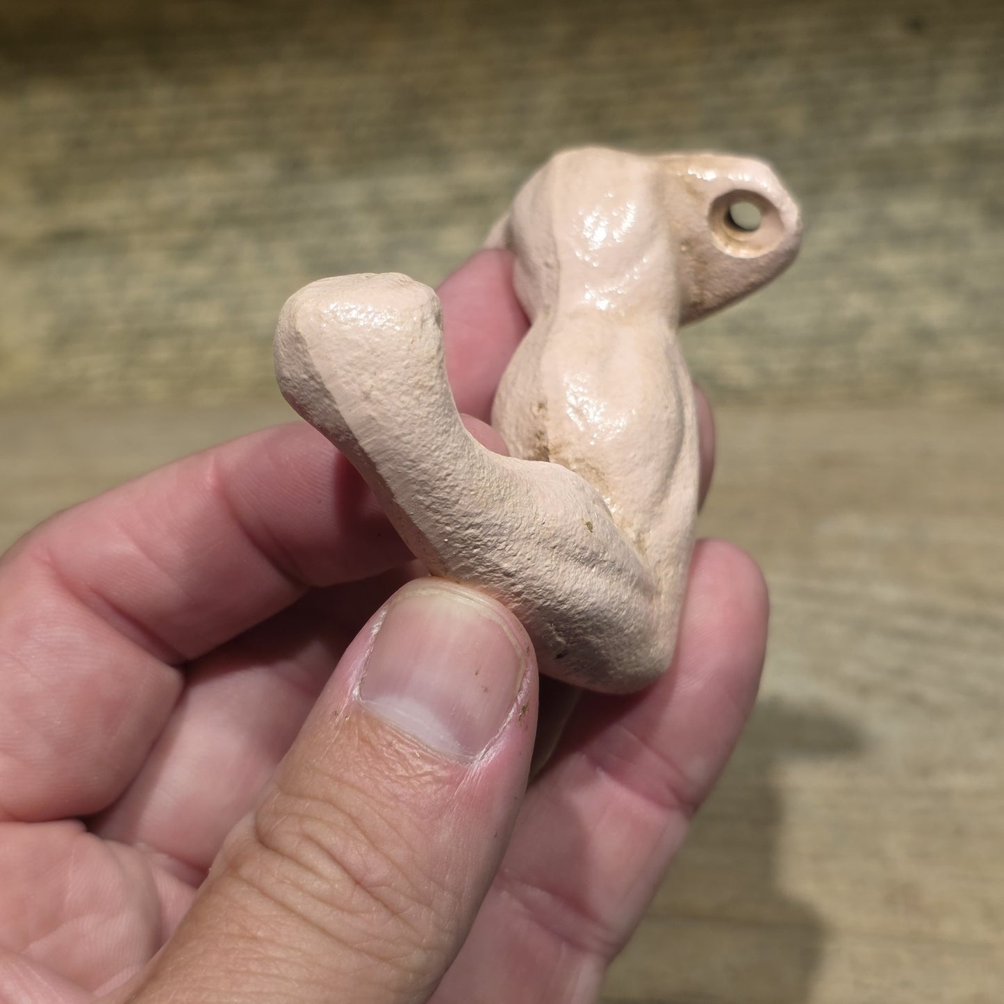 3" Cast Iron Arm Wall Hook – Folk Art Anatomical Coat Hat Hook