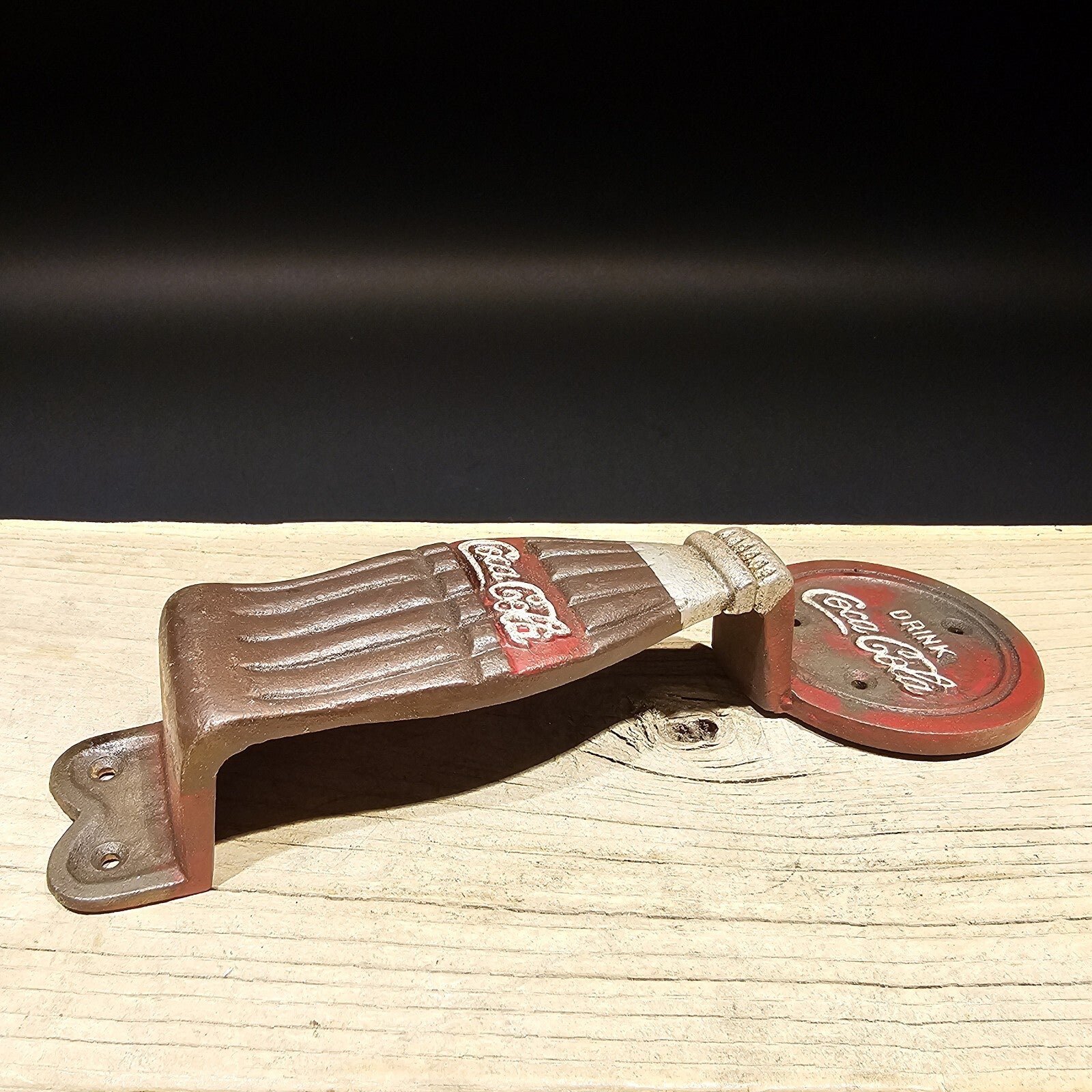 Antique Cast Iron Coca Cola Door Gate Handle