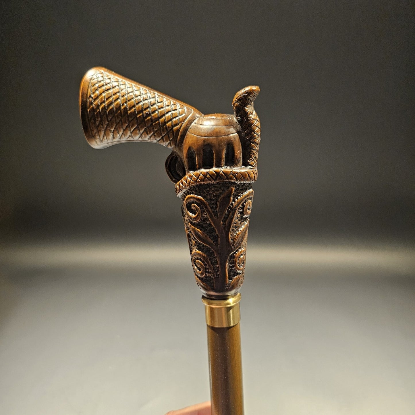 Antique Style Wood Walking Cane