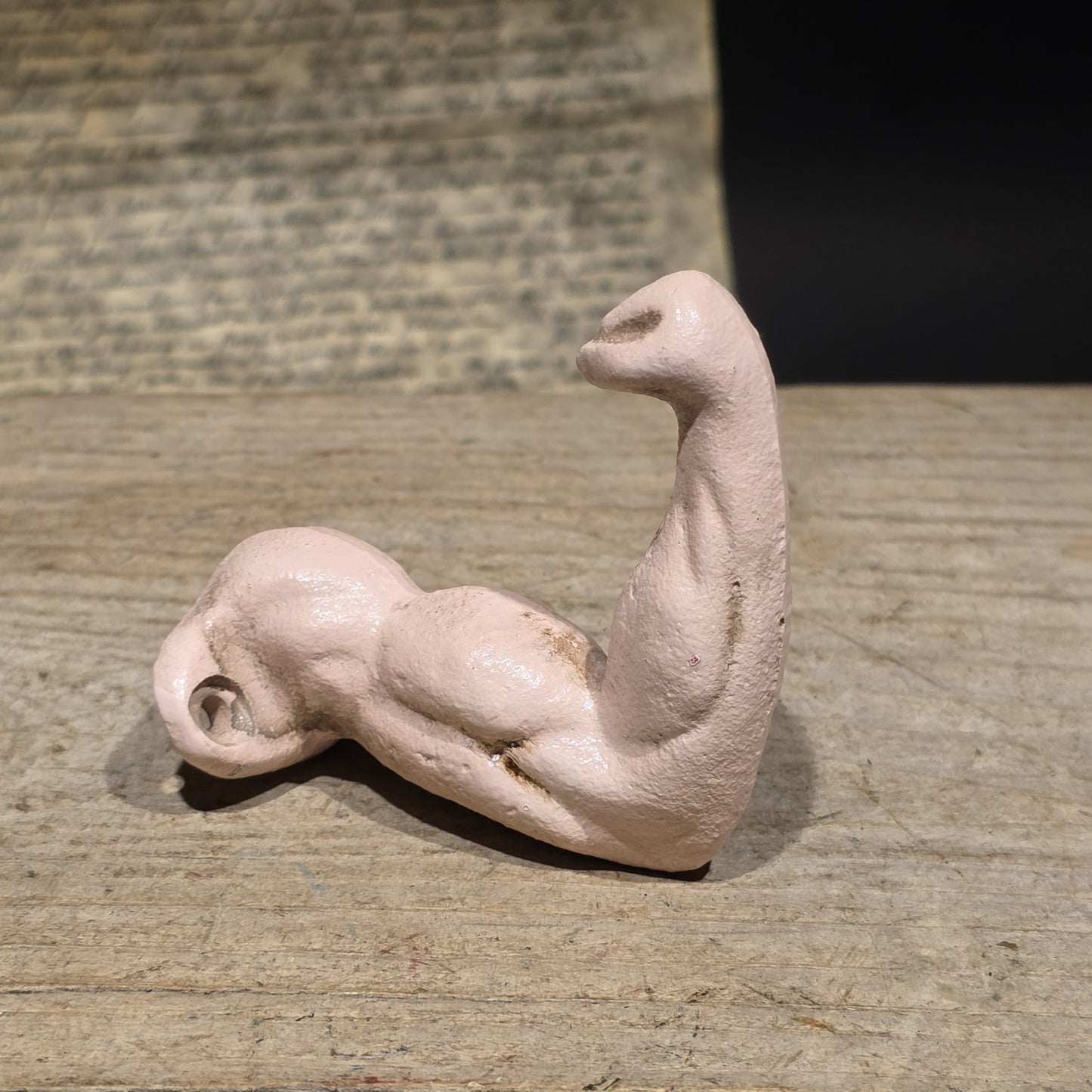 3" Cast Iron Arm Wall Hook – Folk Art Anatomical Coat Hat Hook