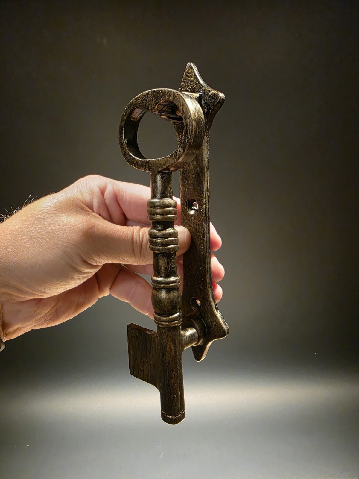 Antique Brass Vintage Style Cast Iron Key Door Knocker