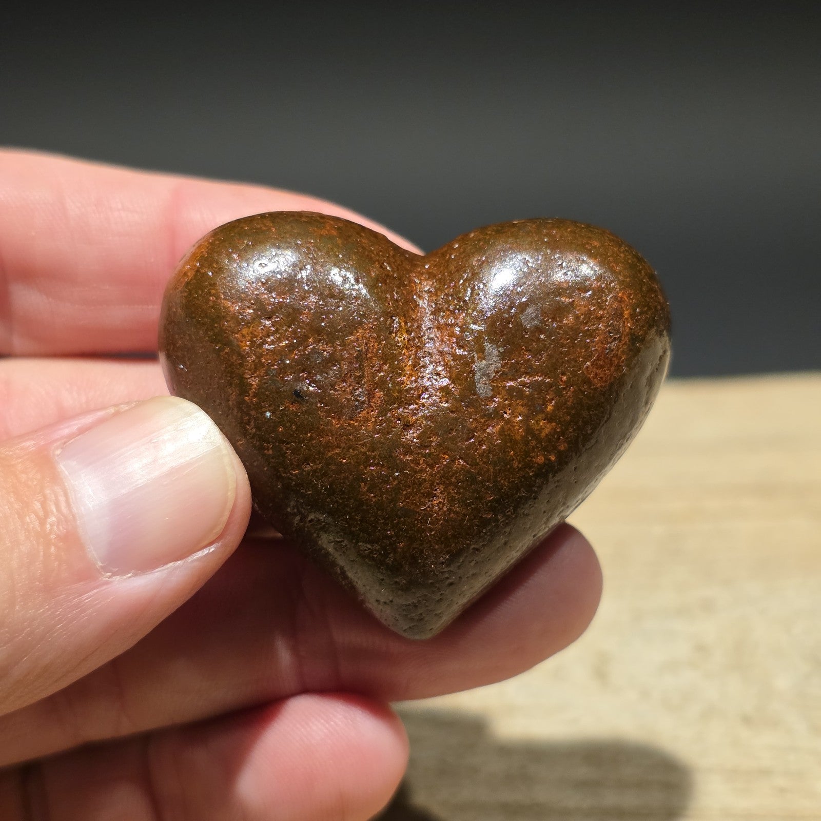 Cast Iron Heart Paperweight – Primitive Folk Art Love Token Decor