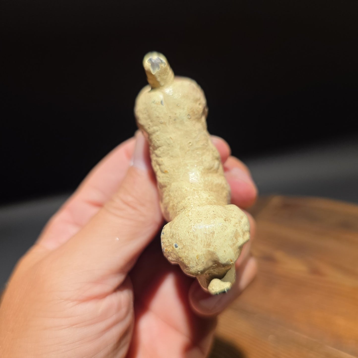 Cast Iron Golden Retriever Dog Figurine – Vintage Style Miniature Animal Figure