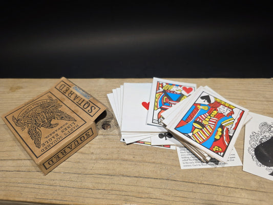Antique Vintage Style 19th C Deck of Playing Cards