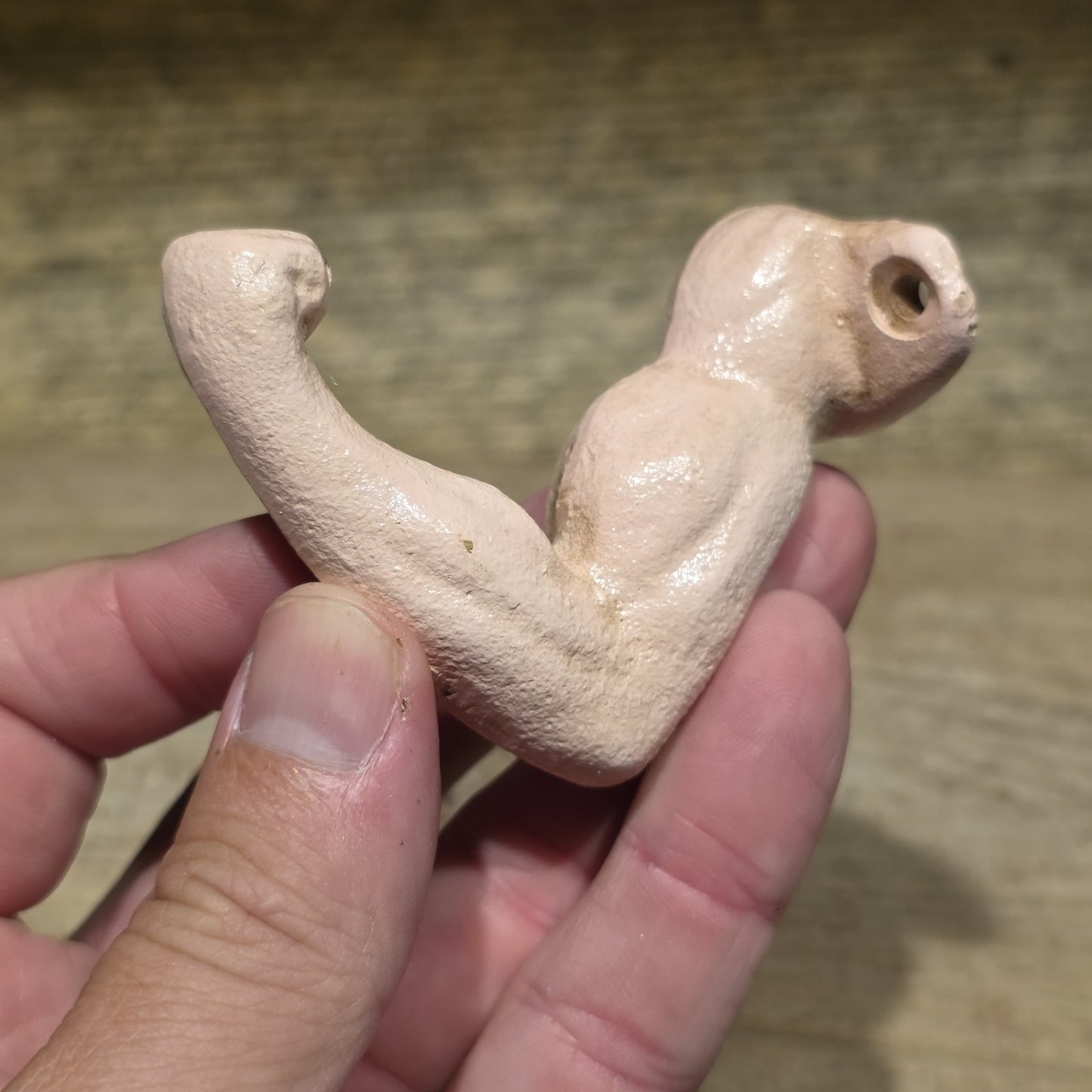 3" Cast Iron Arm Wall Hook – Folk Art Anatomical Coat Hat Hook