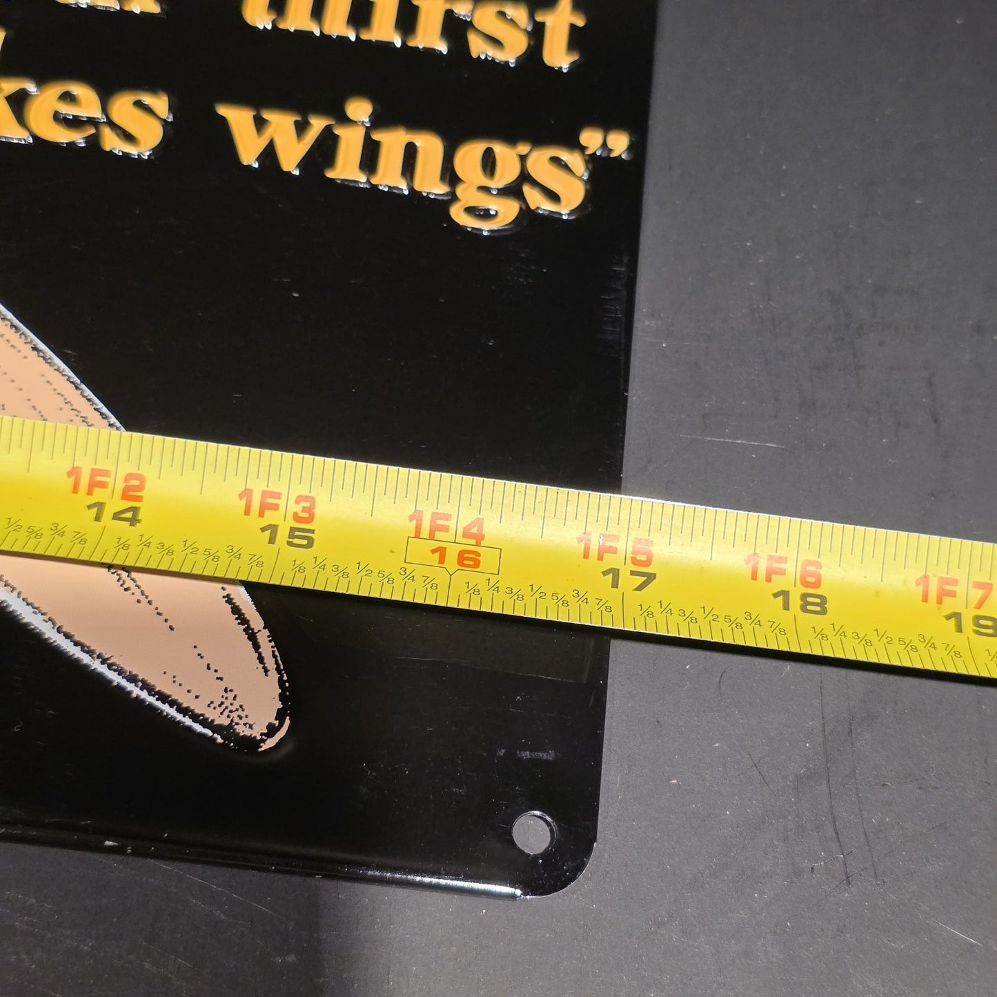 Ande Rooney Signs Coca-Cola Gee Bee Your Thirst Takes Wings Embossed Tin Sign