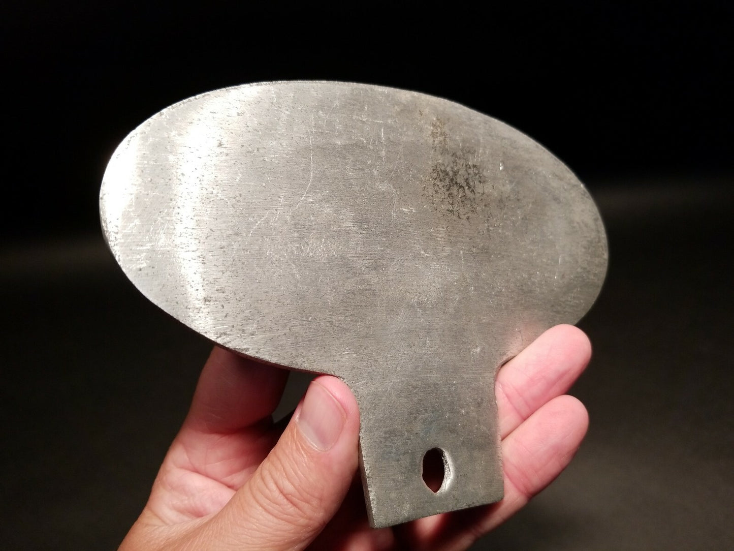 Antique Vintage Style Cast Aluminum Ford Car License Plate Fob Topper