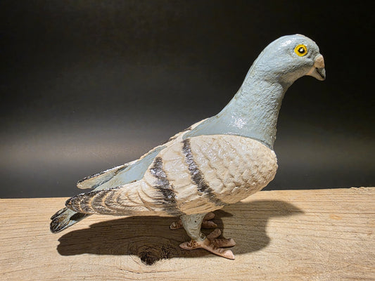 Antique Vintage Style Cast Iron Pigeon Decoy