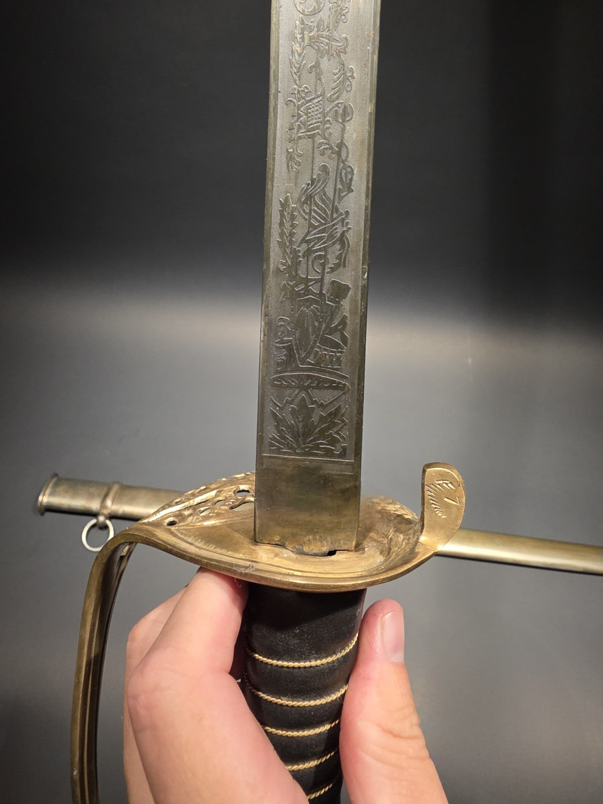 Antique-Style 1850 Union Officer’s Civil War Sword