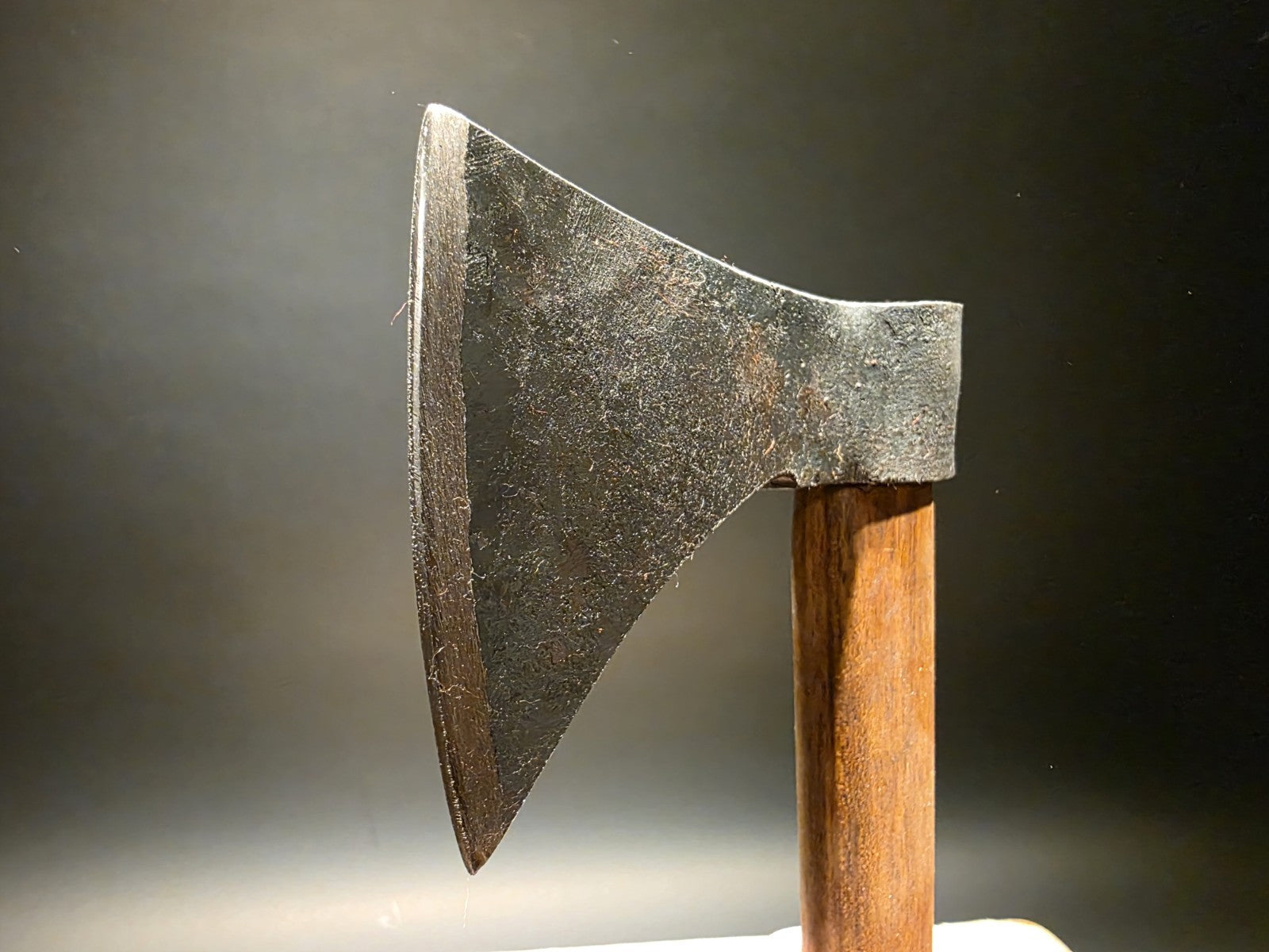 Vintage-Style Camp Axe with Wood Handle