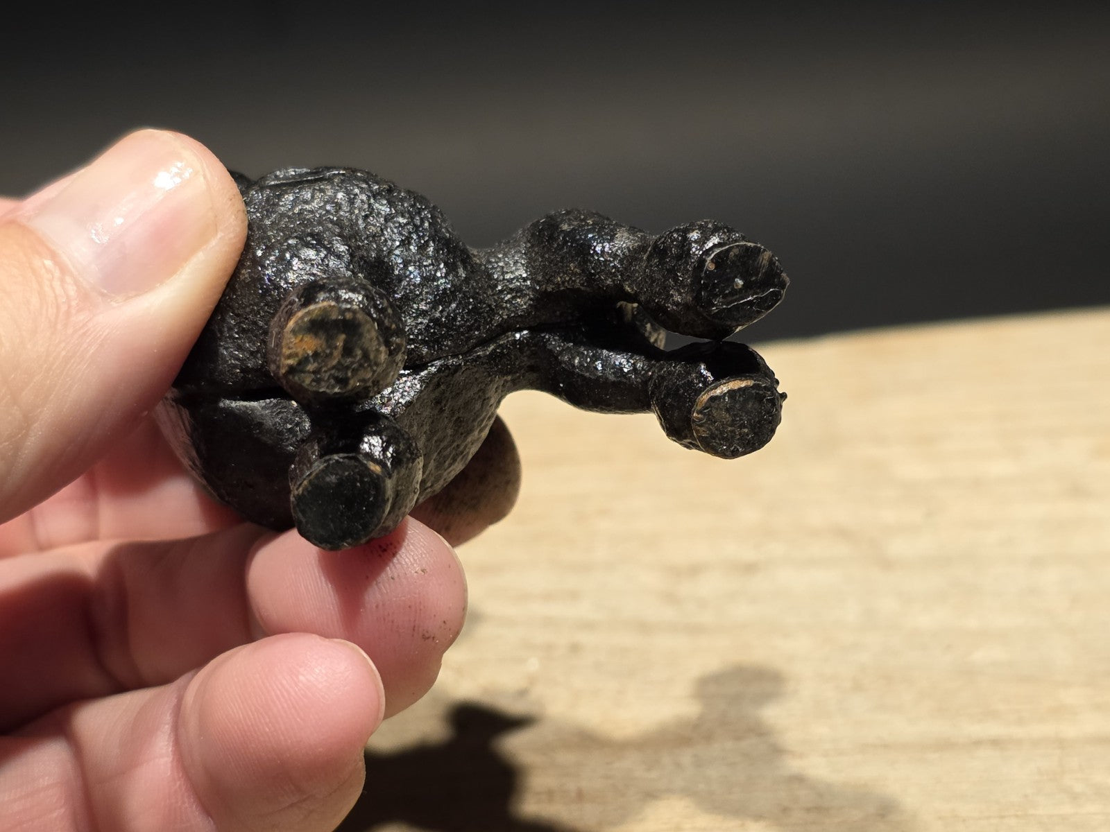 Cast Iron Poodle Dog Figurine – Vintage Style Black Poodle Statue