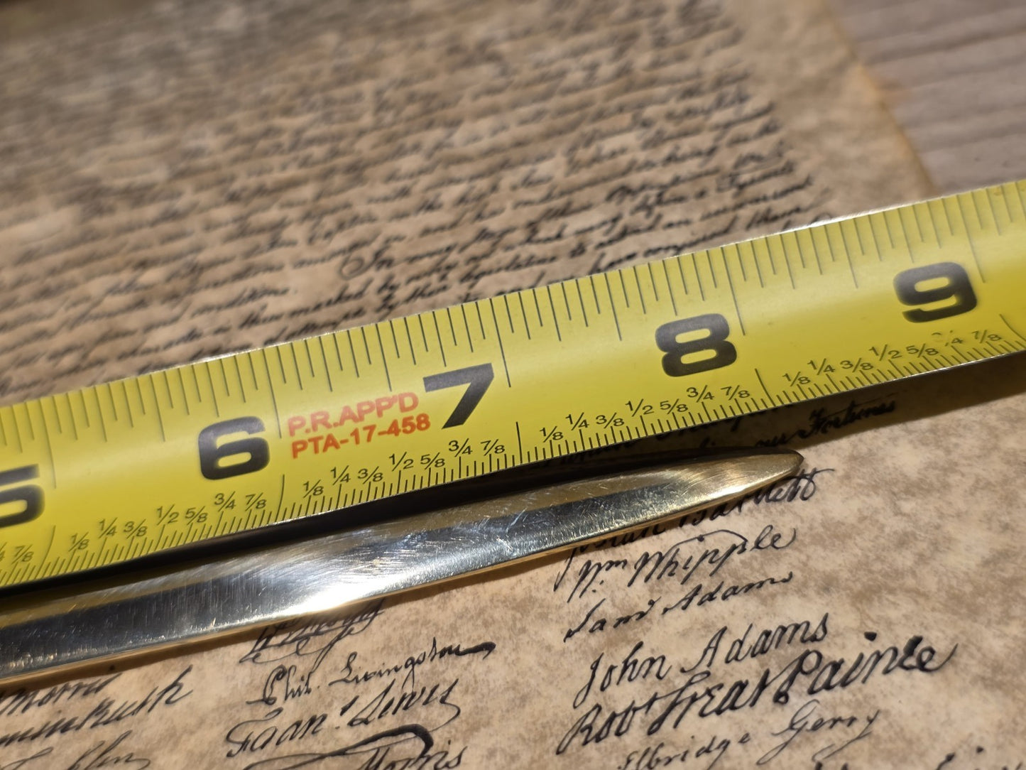 8" Vintage Style Brass Anchor Letter Opener Nautical Desk Accessory