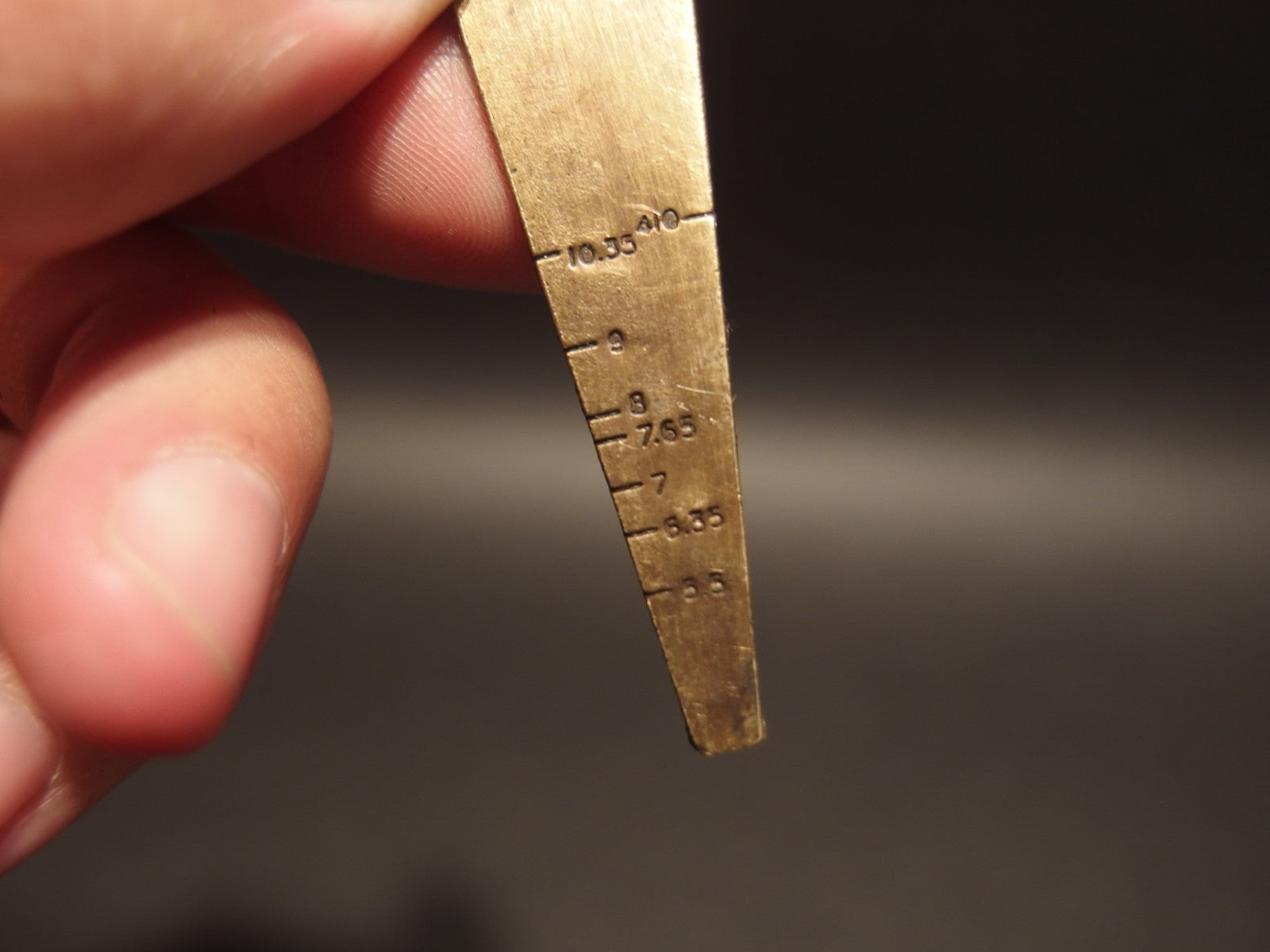 Antique Vintage Style Colt Firearms Gunsmith Bore Gage Key chain