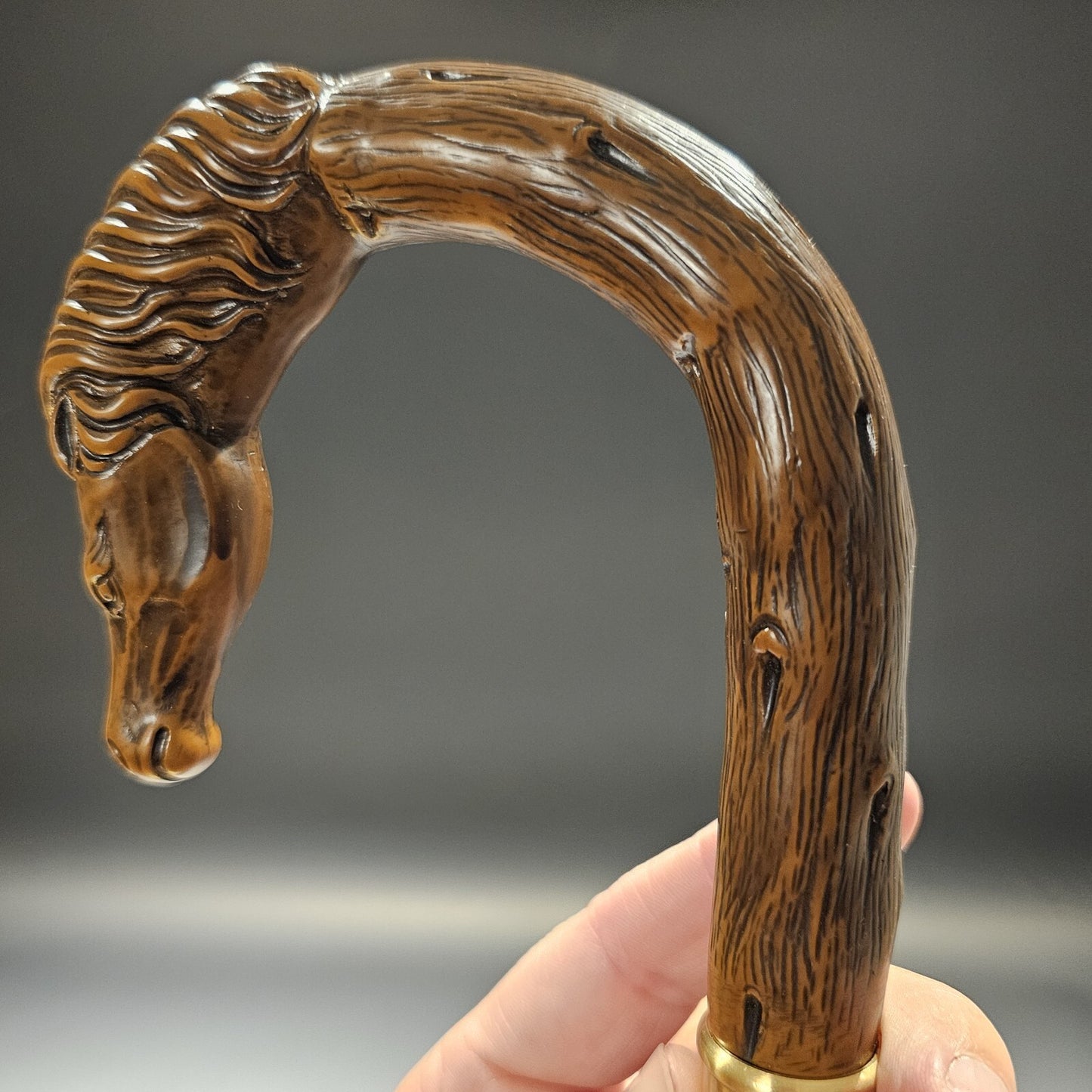 36" Antique Style Horse Head Walking Stick Cane