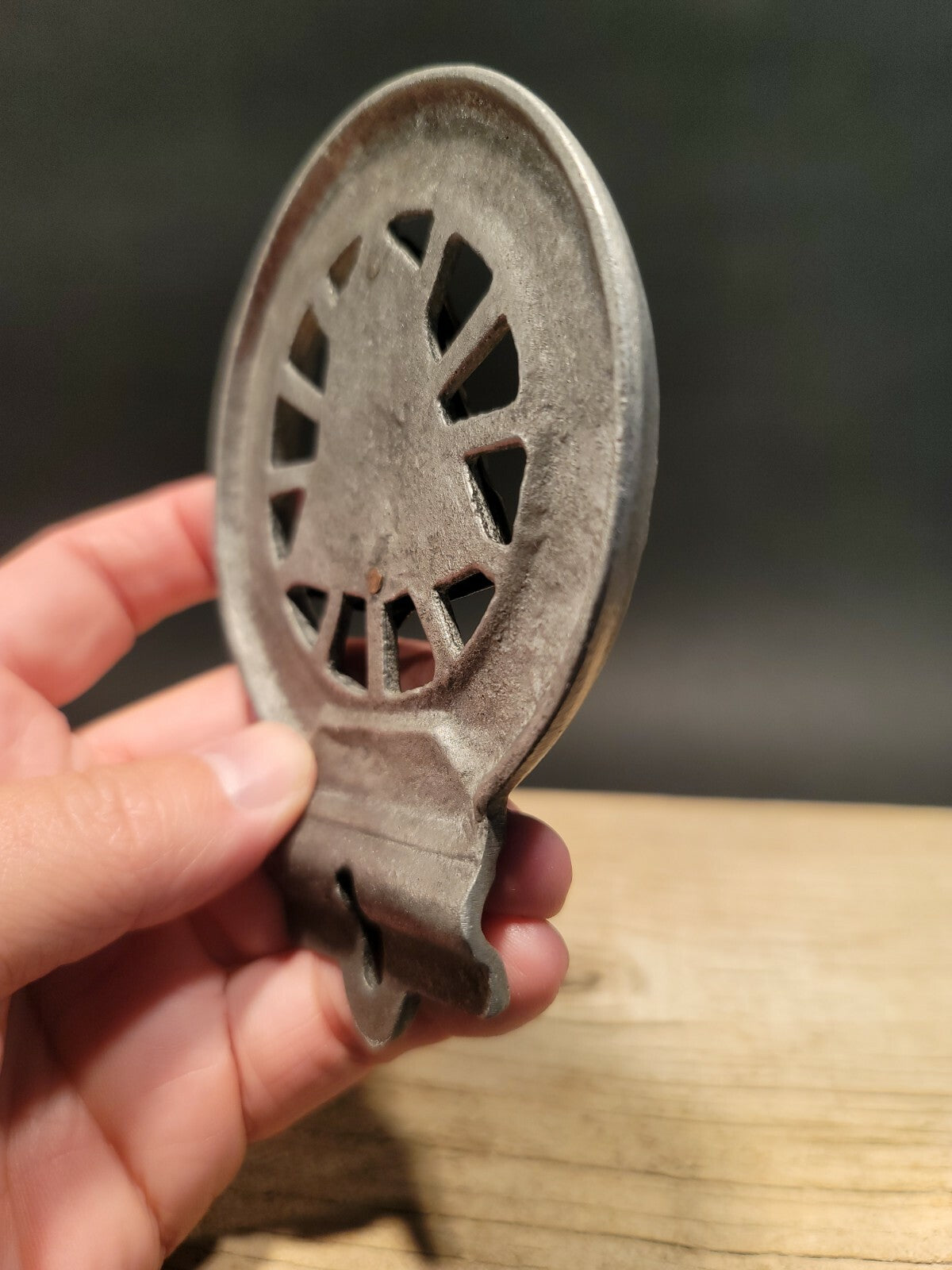 Antique Vintage Style Aluminum Good Roads Club License Plate Fob Topper