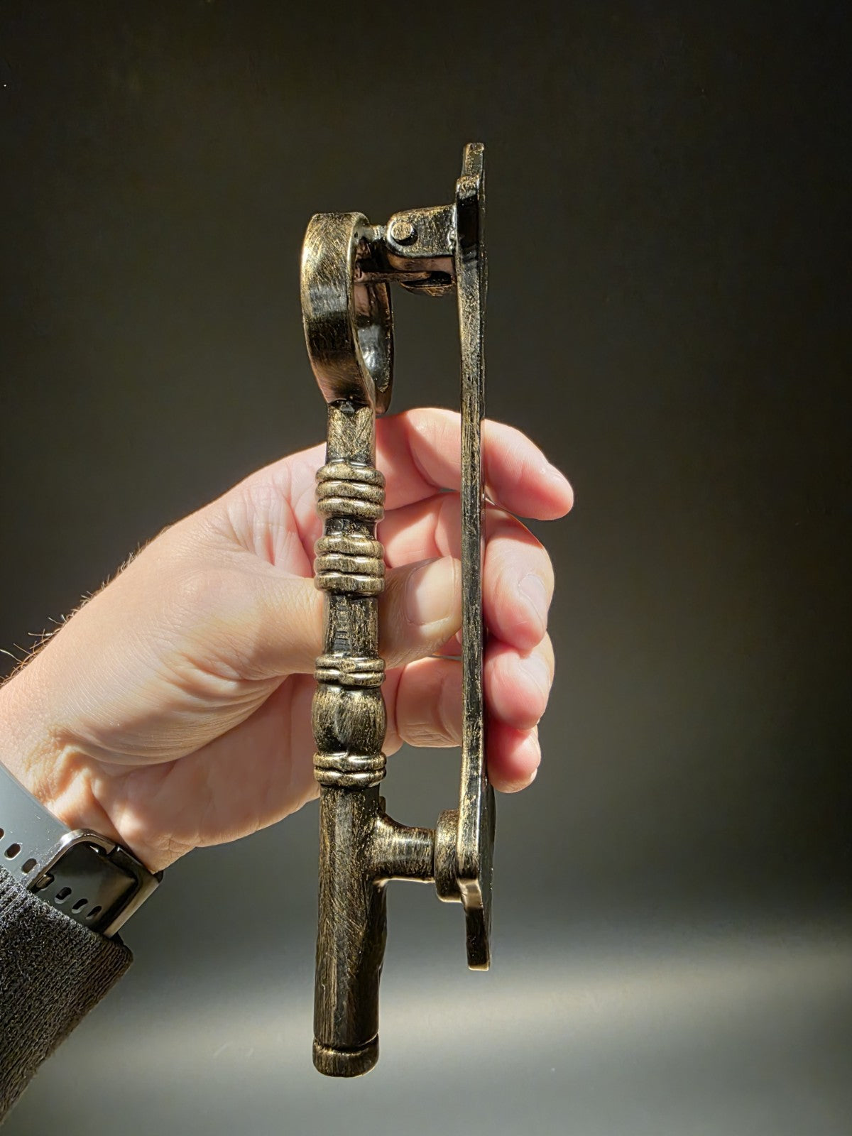 Antique Brass Vintage Style Cast Iron Key Door Knocker