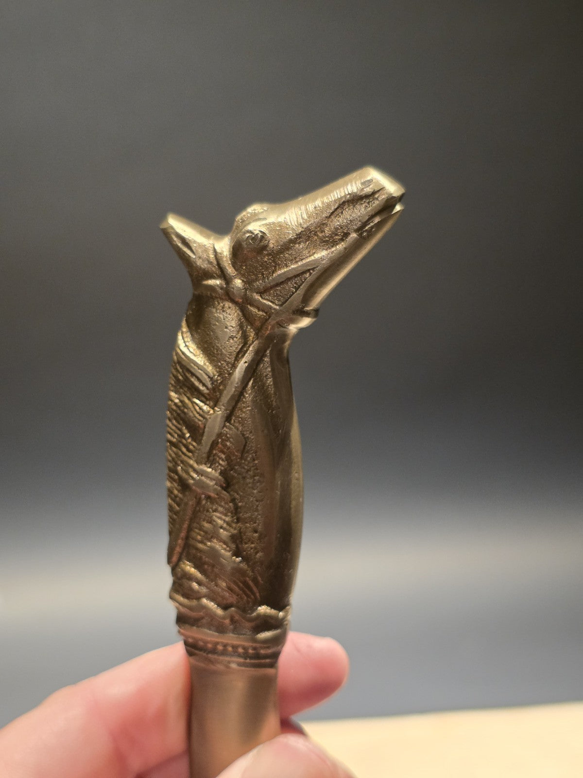 8 1/2"  Vintage Style Brass Horse Letter Opener